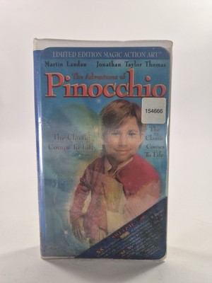 Limited Addition Magic Action Art Pinocchio (VHS, 1996, Clamshell) sealed