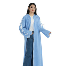 Dubai Women Muslim Open Abaya Cardigan Long Robes Turkey Kimono Islamic Dresses