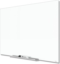 Quartet Glass Dry Erase Board Whiteboard / White Magnetic 50" x 28 Surface