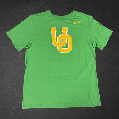 Oregon Ducks Nike Heather Green Retro ''UO'' Logo Tee Shirt - Size XL - NWOT
