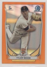 2014 Bowman Draft Chrome Orange Refractor 9/25 Tyler Beede #CDP11 4al