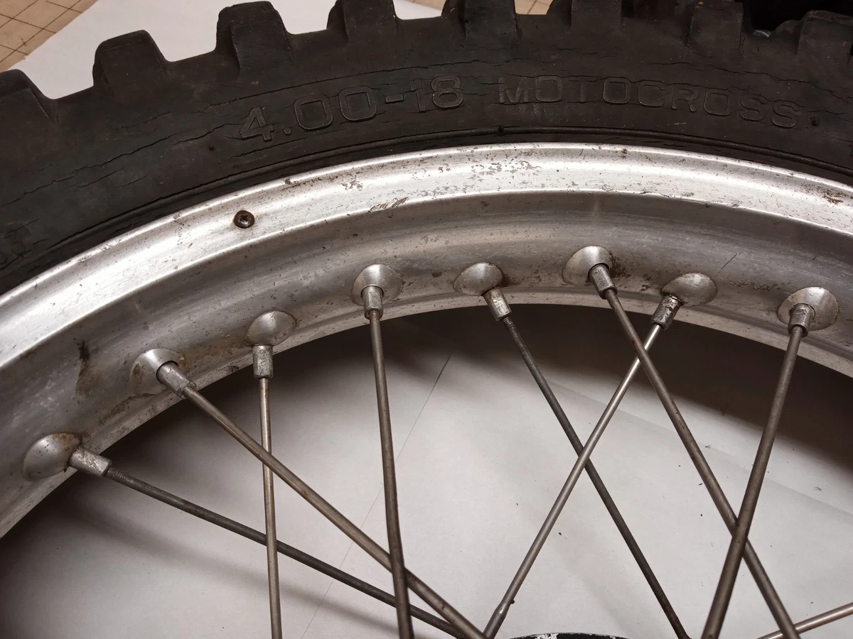 1974 Bultaco Alpina 250 Model 115 rear wheel