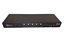 Tripp Lite B004-2DUA4-K 4-Port Dual Monitor DVI KVM Switch w/ USB Hub - UNTESTED