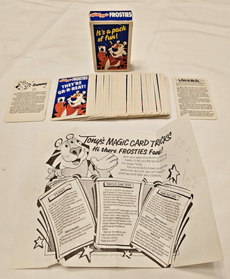 Vintage Kellogg s Frosties Playing Cards 1987