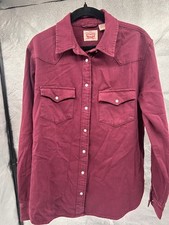 Levi's Women's Long Sleeve Ultimate Western Button-Down Shirt Size XL