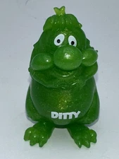 YOWIE Ditty Guardian Baby Animals Collection 2.25" Green Sparkle Figure