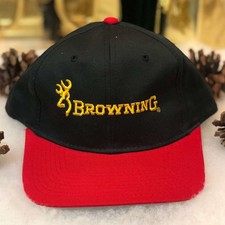 Vintage 90s Browning Firearms Deer Hunting Twill Snapback Hat Cap NWOT New NOS
