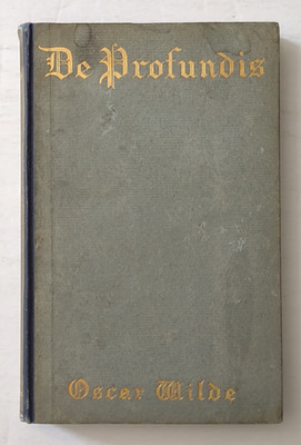De Profundis hardback book Oscar Wilde 1905 G.P. Putnam's Sons Knickerbocker
