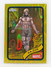 2025 Topps Chrome Marvel - Yellow Lava Refractors #84 - KA-ZAR