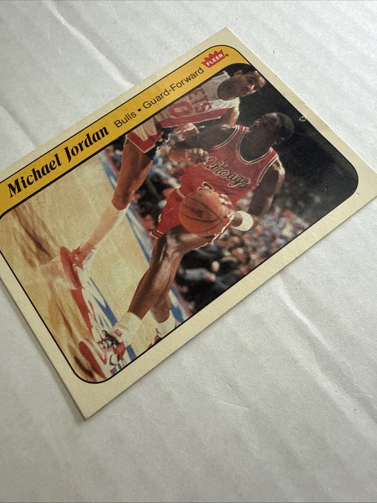 1986-87 Fleer Michael Jordan Rookie Sticker RC #8 Chicago Bulls Stickers. 86/87 view 11