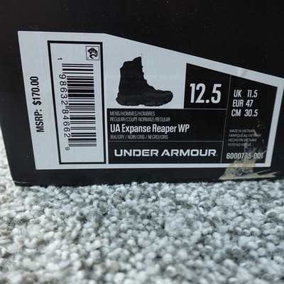 NEW Under Armour Boots Mens 12.5 Black Expanse Reaper  display picture 1
