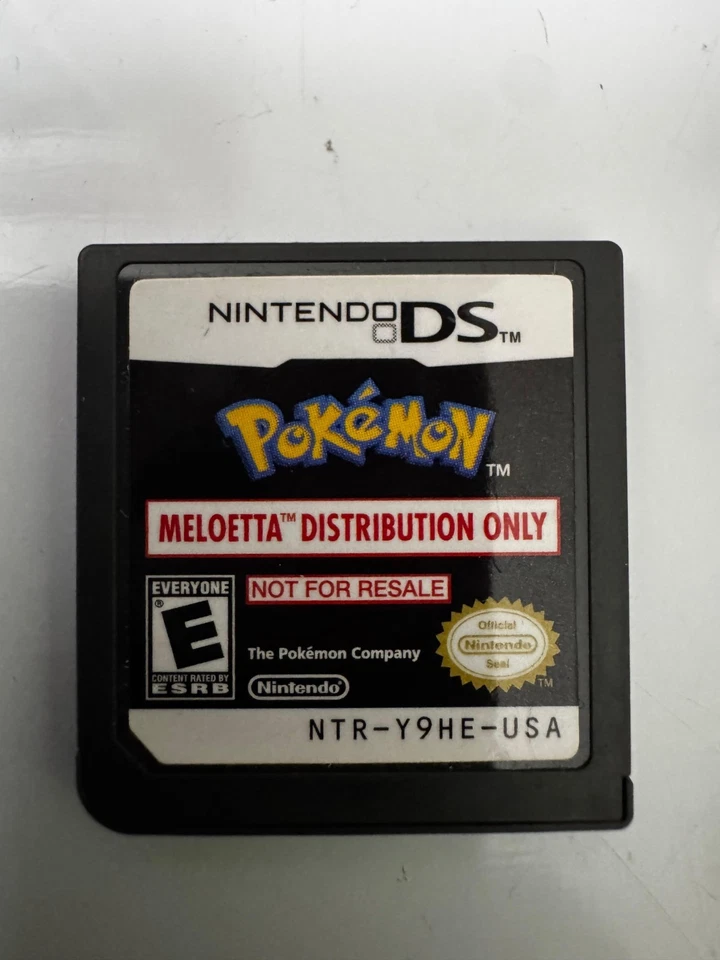 Pokemon Cartridge Distribution # 4393 Meloetta NTR-Y9HE-USA Nintendo DS Rare!!!! - Image 4 of 4