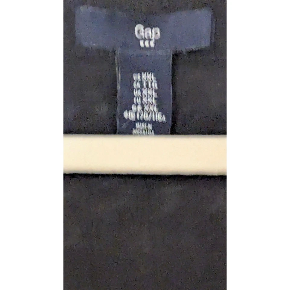 Gap Black V Neck Cap Sleeve Top Blouse Womens XXLT Plus Size Casual Everyday - Image 4 of 4