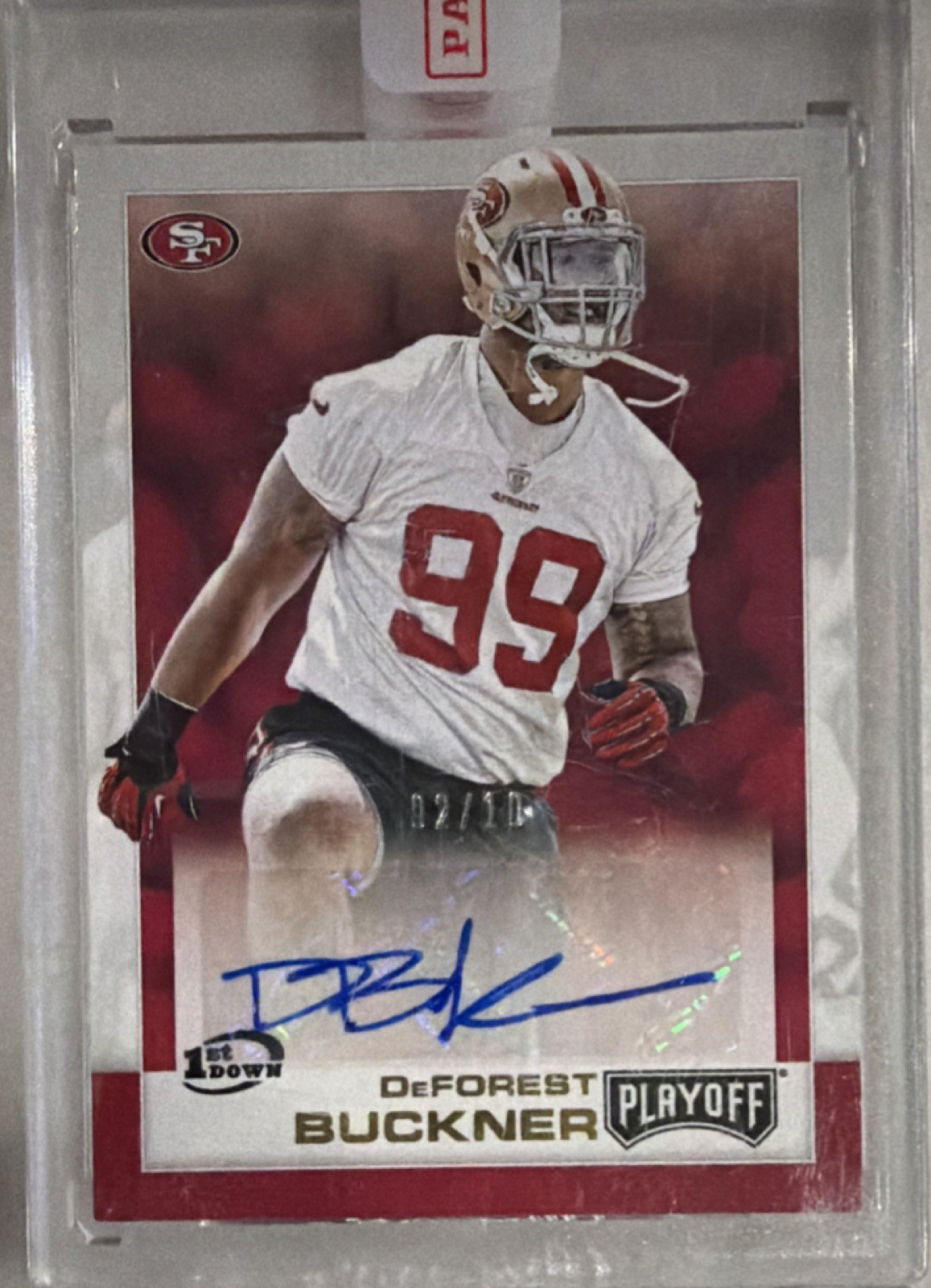 DeForest Buckner Panini Prestige Blue Chip Recruits #6 Autograph