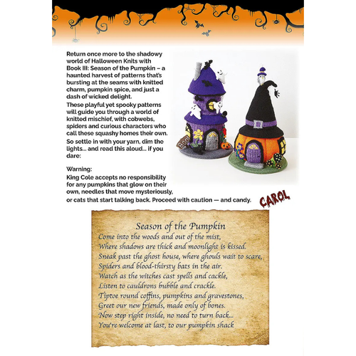 King Cole Knitting Book Halloween Knits - Book 3 - Afbeelding 3 van 3