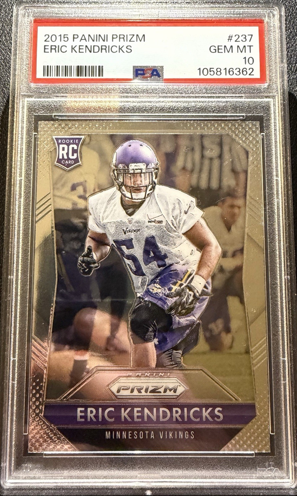 Eric Kendricks Panini Prizm #237 Base