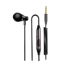 LINHUIPAD k8 Single Side Earphone in-Ear Stereo to Mono Earbud Headphones,3.5mm