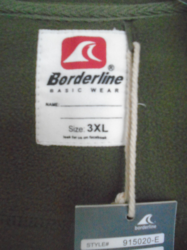 Giacca pile Boderline Israel Defence Force full zip uomo taglia 3XL verde - Foto 2 di 8
