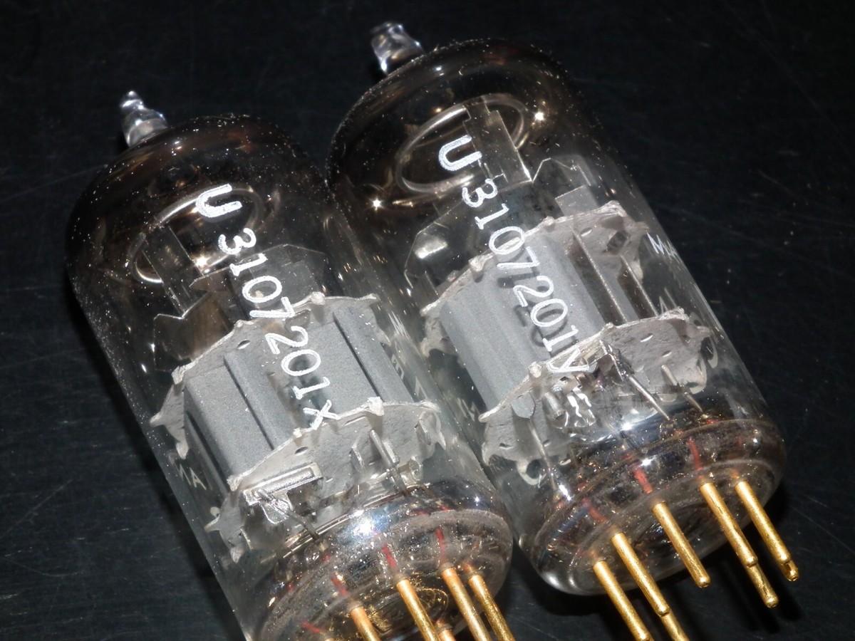 Platinum Matched Pair ECC803S Telefunken E83CC ECC83 12AX7 NOS NIB