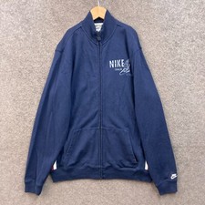 Nike Boys Jacket Size 16 Years Blue Full Zip Pockets Long Sleeve 48408