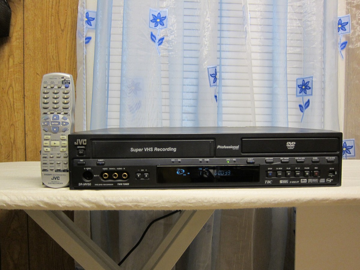 JVC sr-mv50 dvd vhs vcr player recorder tbc | eBay