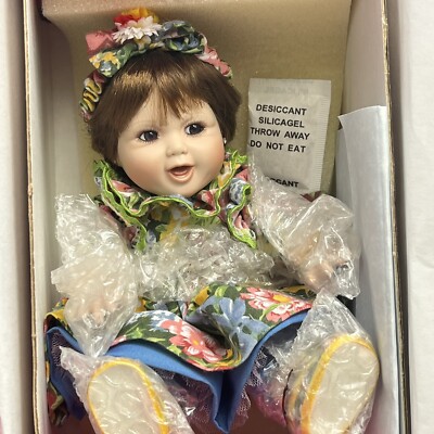 Vintage Marie Osmond Doll Tiny Tots Rachael Porcelain Floral
