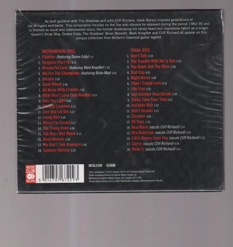 Hank Marvin – The Collection (2 CD Set) W/Slipcover Nice! #0625DA - Image 2 of 2