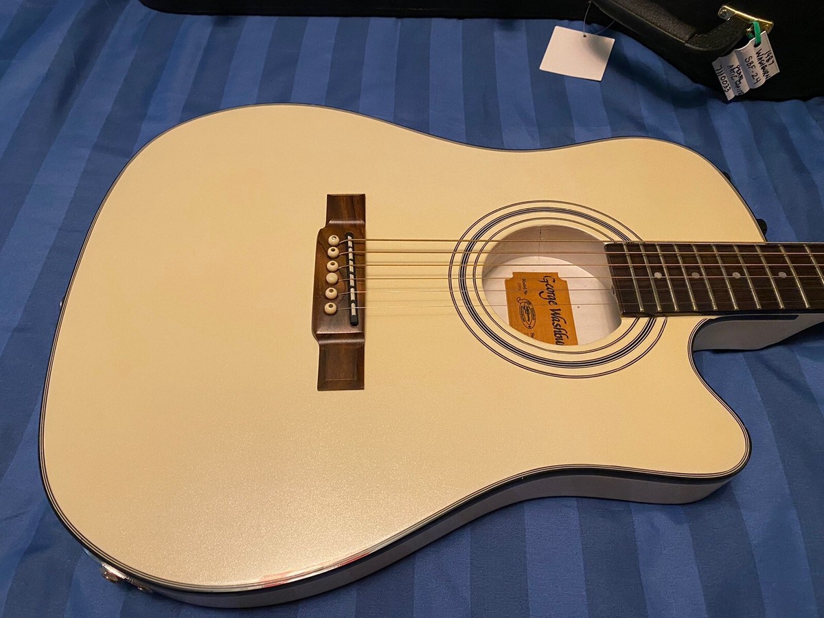 1987 Washburn SBF-24 Electric Guitar Arctic White W/case | eBay