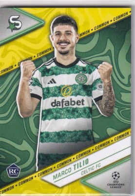 Topps UCL Super-Stars 23/24 Nr. 42 Marco Tilio Rookie Yellow Parallel