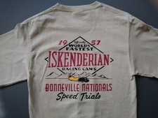 Iskenderian Racing Isky Cams 1957 Bonneville Nats Vintage Style Hot Rod T Shirt