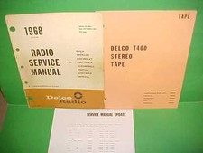 1968 Buick Gs Chevrolet Chevelle Oldsmobile 442 Delco 8-track Service Manual