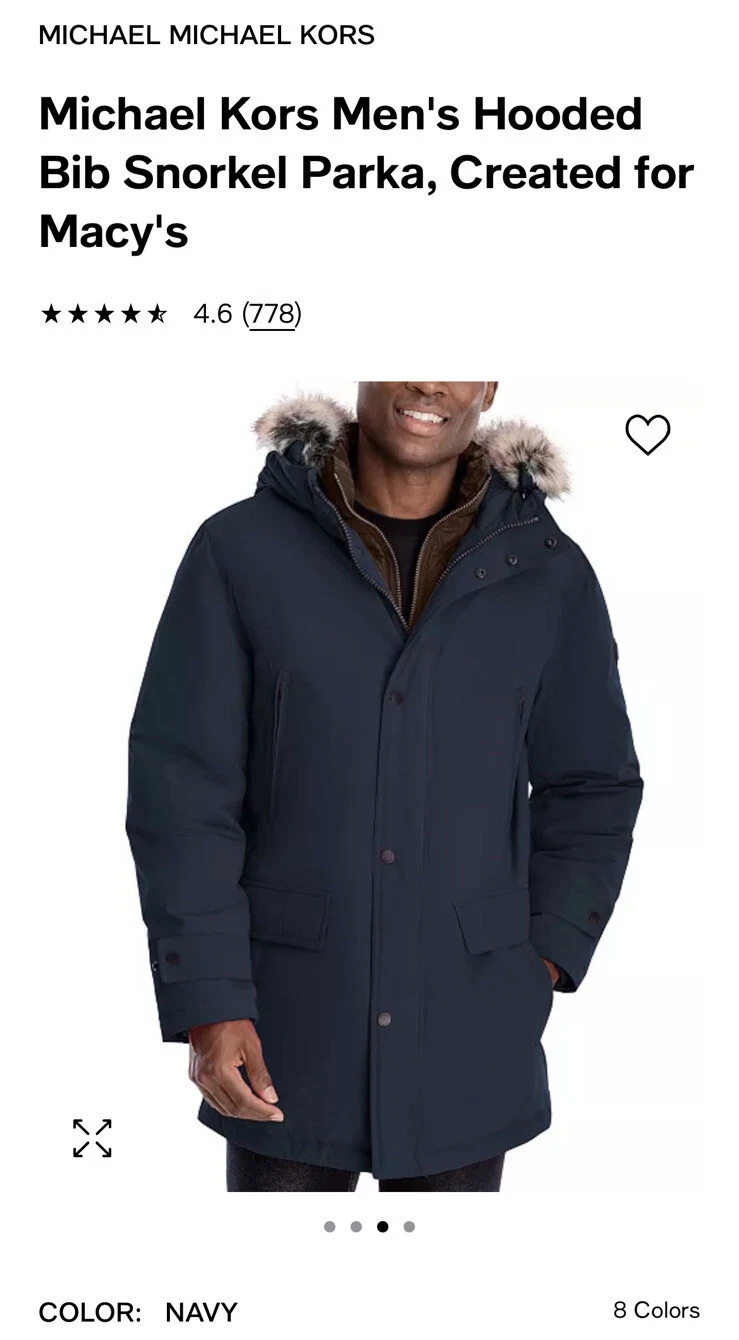 Parka bavaglino snorkeling Michael Kors nuova taglia media
