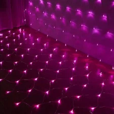 800 LED Net Mesh Fairy String Curtain Light Outdoor Party Xmas Home Decoration