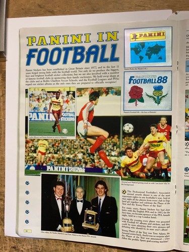 ALBUM COMPLETO CALCIATORI PANINI FOOTBALL 88 PREMIER LEAGUE - Foto 11 di 12