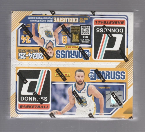2024 25 DONRUSS NBA BASKETBALL FACTORY SEALED RETAIL BOX - 24 PACKS - 192 CARDS
