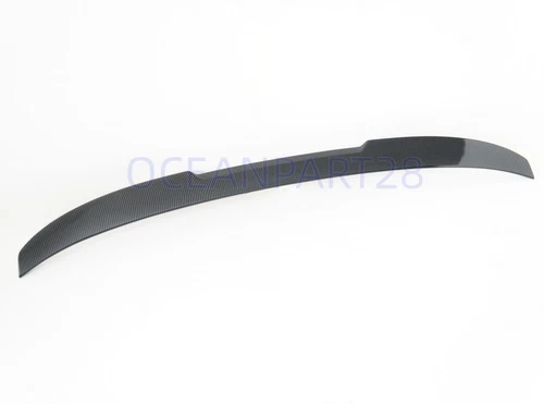 For 2017-2023 BMW 5 Series G30 530i 540i Rear Trunk Spoiler Carbon Fiber Style
