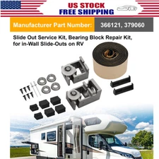 Standard Repair Kit For RV In-Wall Slide-Out 366121 and Standard Bearing Block 