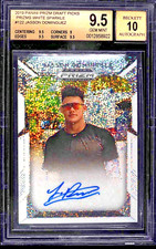 2019 PANINI PRIZM WHITE SPARKLE PRIZMS JASSON DOMINGUEZ ROOKIE AUTO #122 BGS 9.5