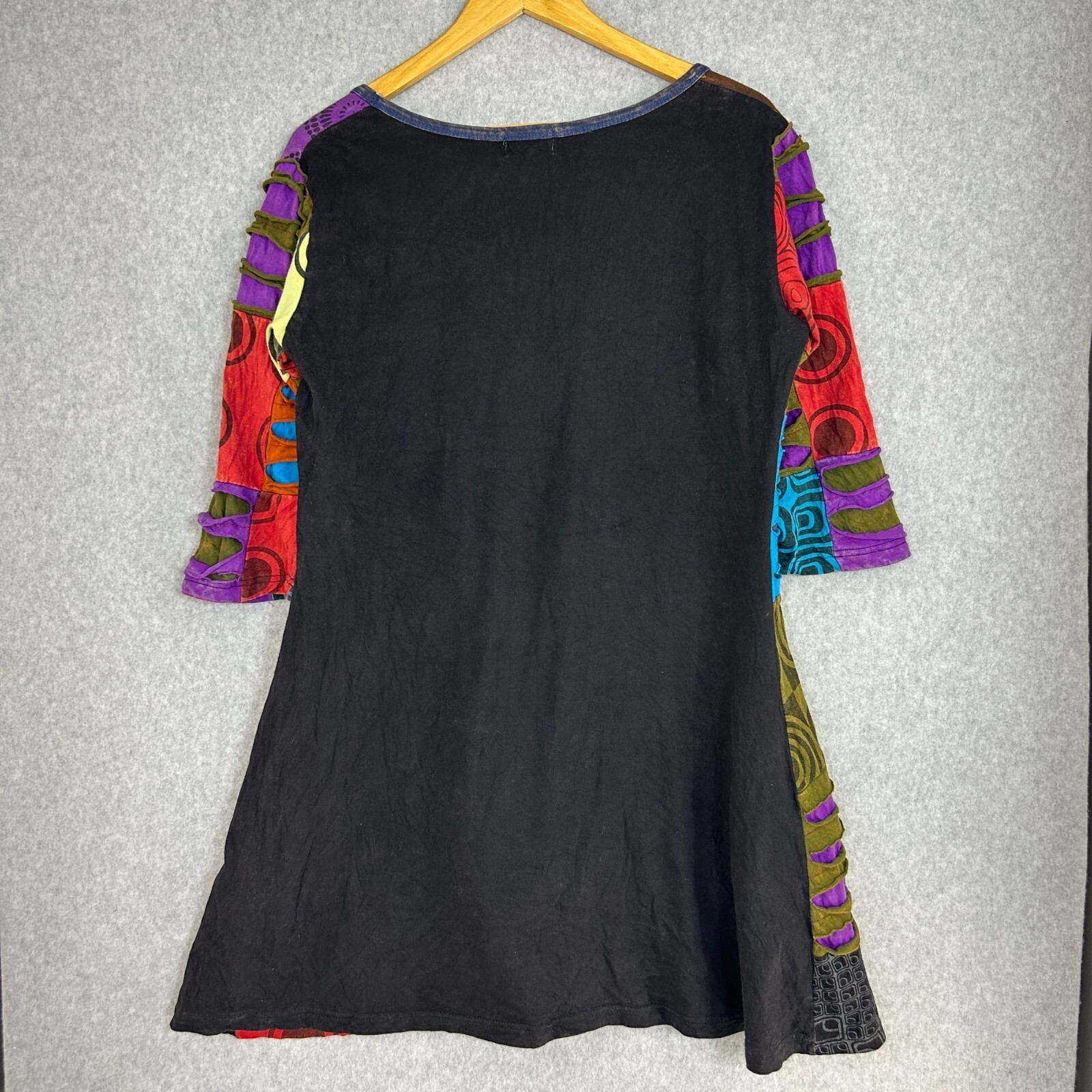 Rising International Size Large Patchwork Tunic /… - image 8