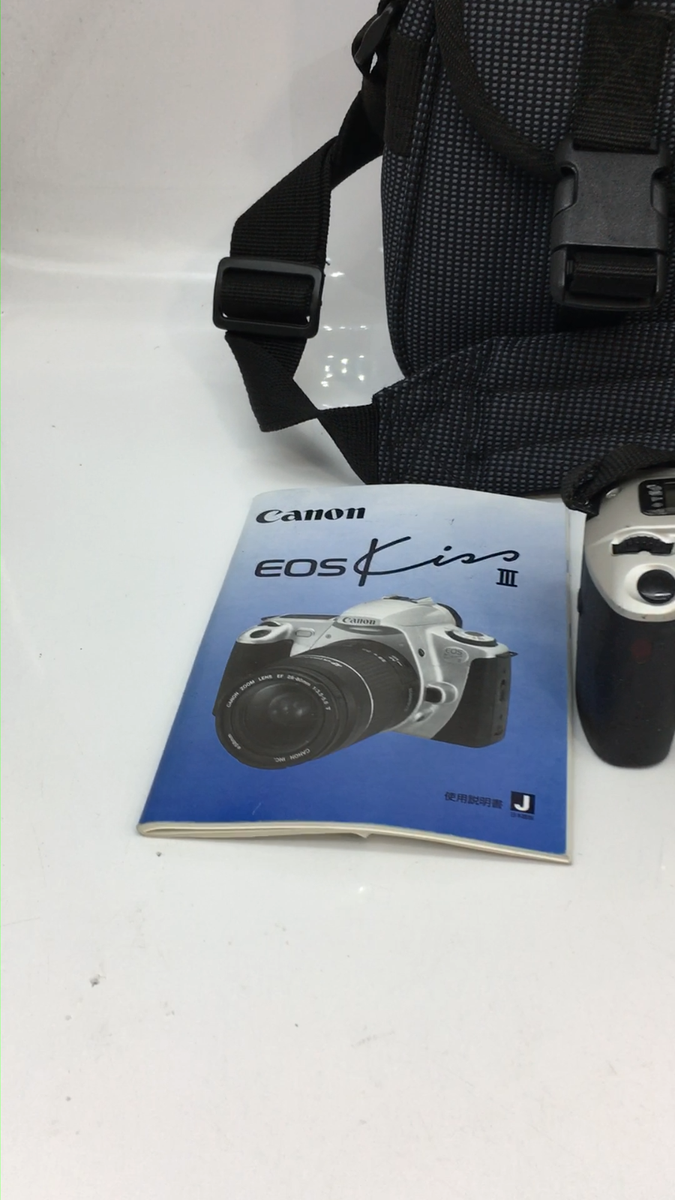 Canon EOS Kiss Ⅲ Silver SLR + EF LENS 35-80mm + ZOOM LENS EF 75