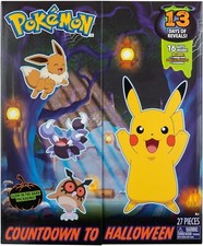 Pok mon 2024 Halloween Countdown Advent Calendar 16 Gift Playset New Jazwares