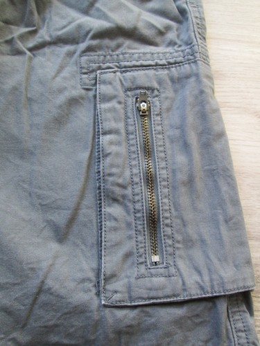❤ HANNA ANDERSSON Boys Epic Cargo grey shorts 150 cotton zip pockets 10 12 - Picture 16 of 24