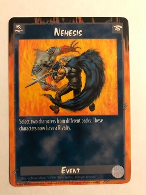 NEMESIS : RAGE LEGACY of the Tribes CCG EVENT card; 1996 werewolf