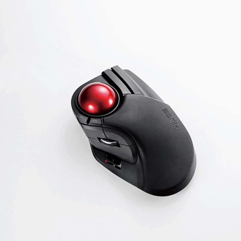 ELECOM M-HT1DR M-HT1DRXBK Black Trackball Mouse Wireless 8 Button 100% GENUINE - Image 3 of 4