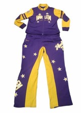 Fubu Platinum Harlem Globetrotters Tracksuit Size 1X Top 2X Bottom