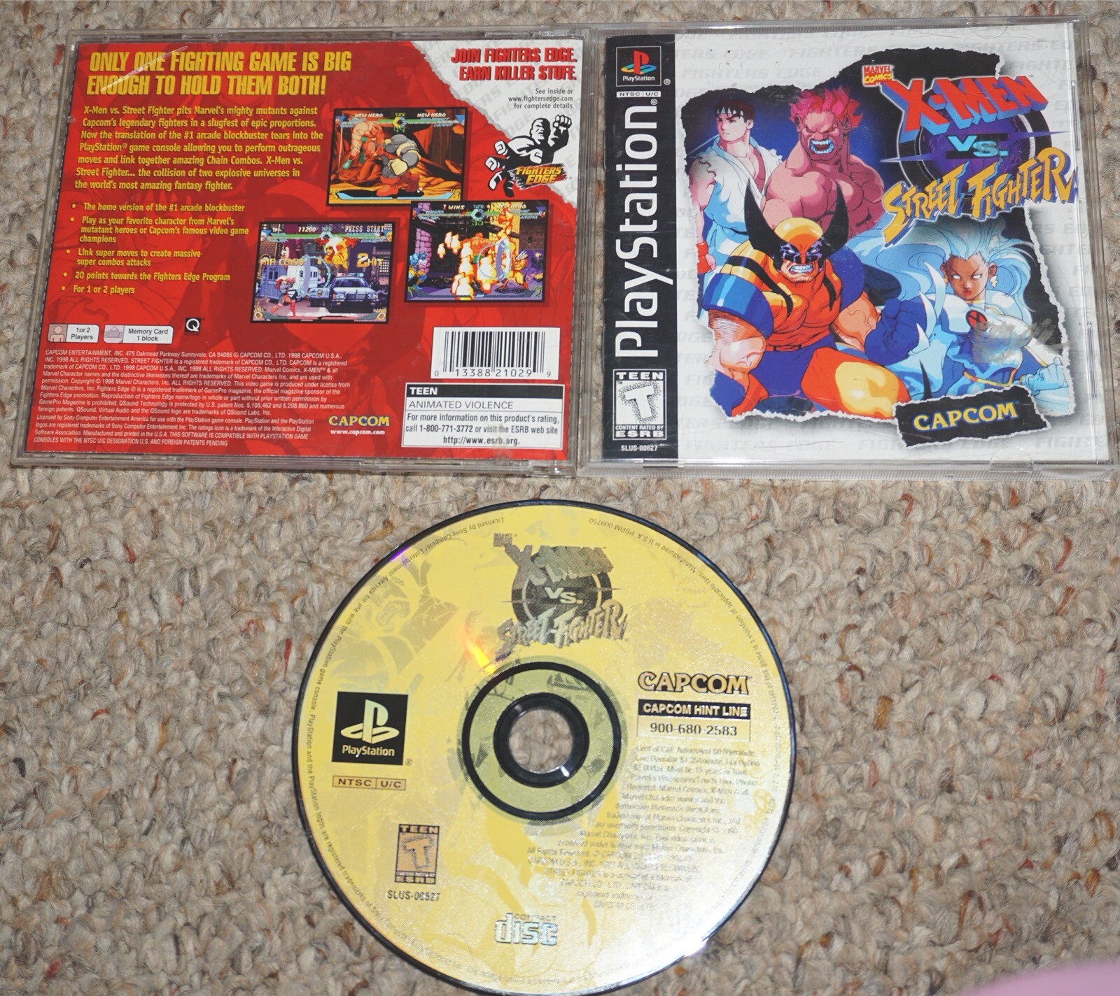 X-Men vs. Street Fighter - PlayStation, PlayStation