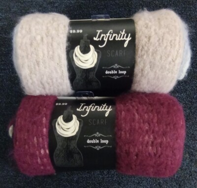 Infinity Scarf Double Loop One Size Fits All
