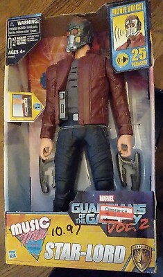 Star-Lord Marvel Guardians Of The Galaxy Vol 2 Music Mix 12'' Figure w 25 Phrases