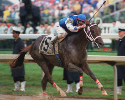 Smarty Jones 2004 Kentucky Derby Finish Photo 8'' x 10 - 24'' x 30''