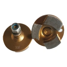 TECHTONGDA 3 Pcs 220V Hand-push Concrete Floor Grinder Diamond Grinding Head